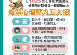 緩解心理壓力大五大招