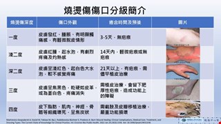 燒燙傷傷口分級簡介/BURN