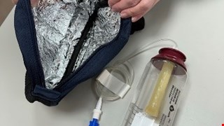 如何使用攜帶式居家化療輸液器