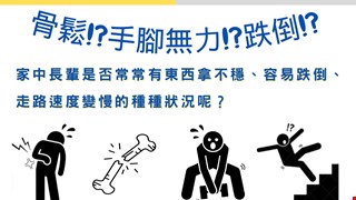 擔心骨質疏鬆、肌肉量不足嗎? 由中西醫團隊守護您的健康~