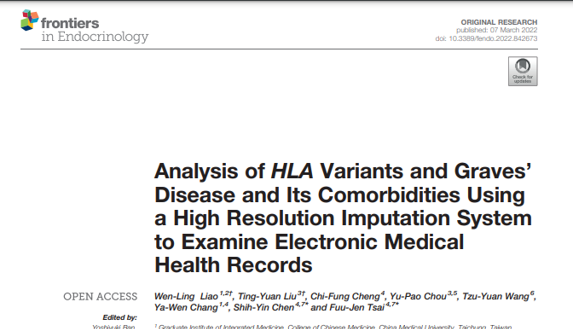 Analysis of HLA variants and Graves’ disease and its comorbidities using a high resolution imputation  system to examine electronic medical health records 